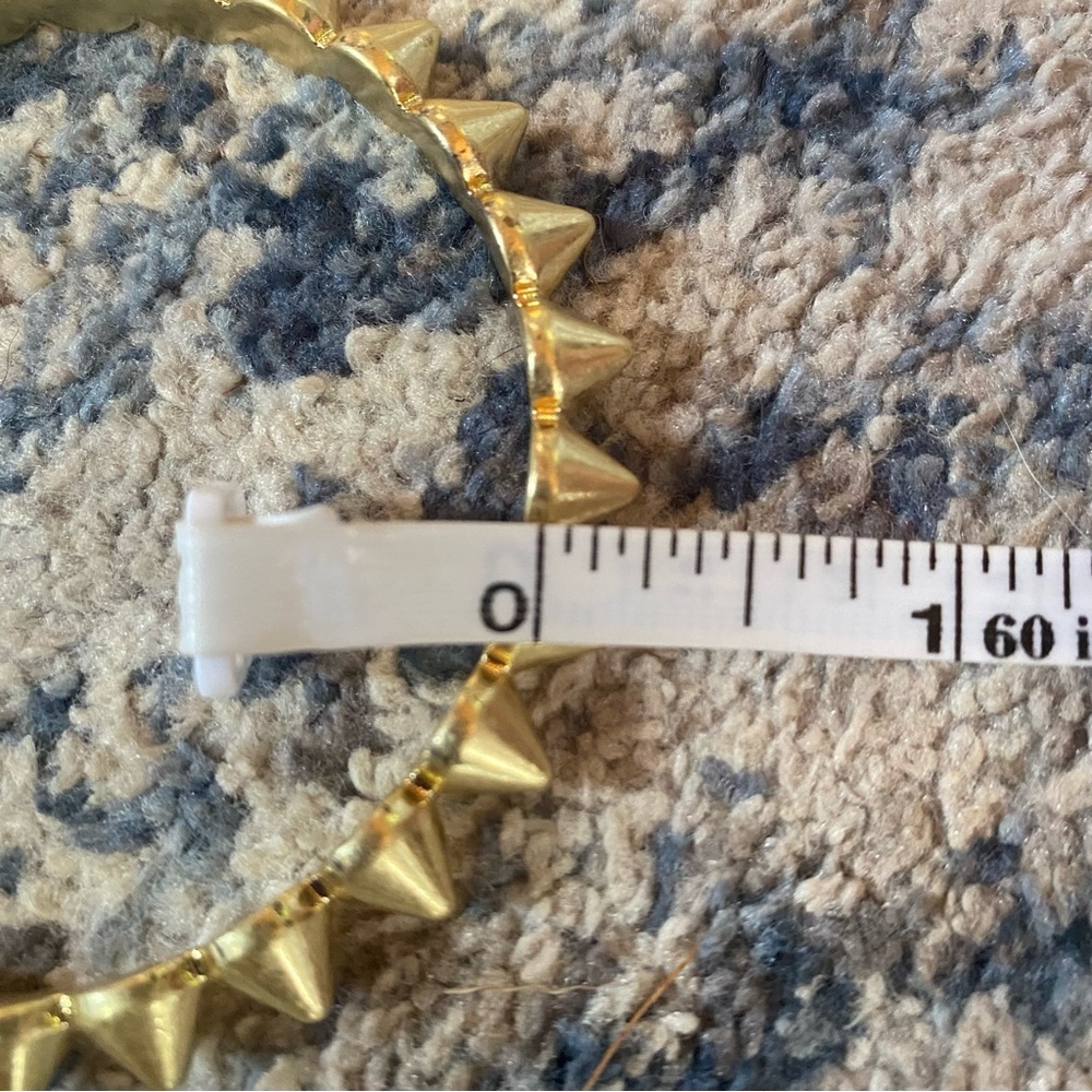 Solid Matte Gold Bangle Bracelet Set - image 3